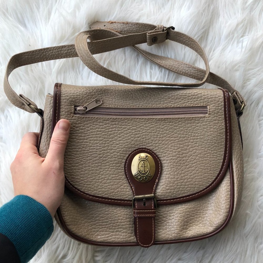 Vintage J.G. Hook Leather Crossbody Bag